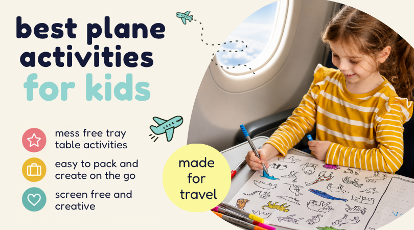Best Plane Activities for Kids - Screen free flight ideas