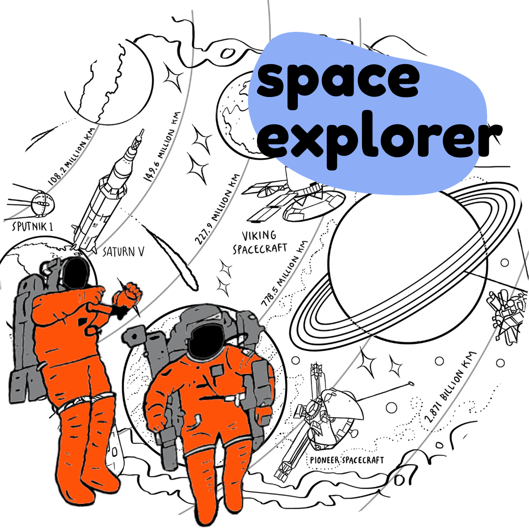 colour in space gifts for kids