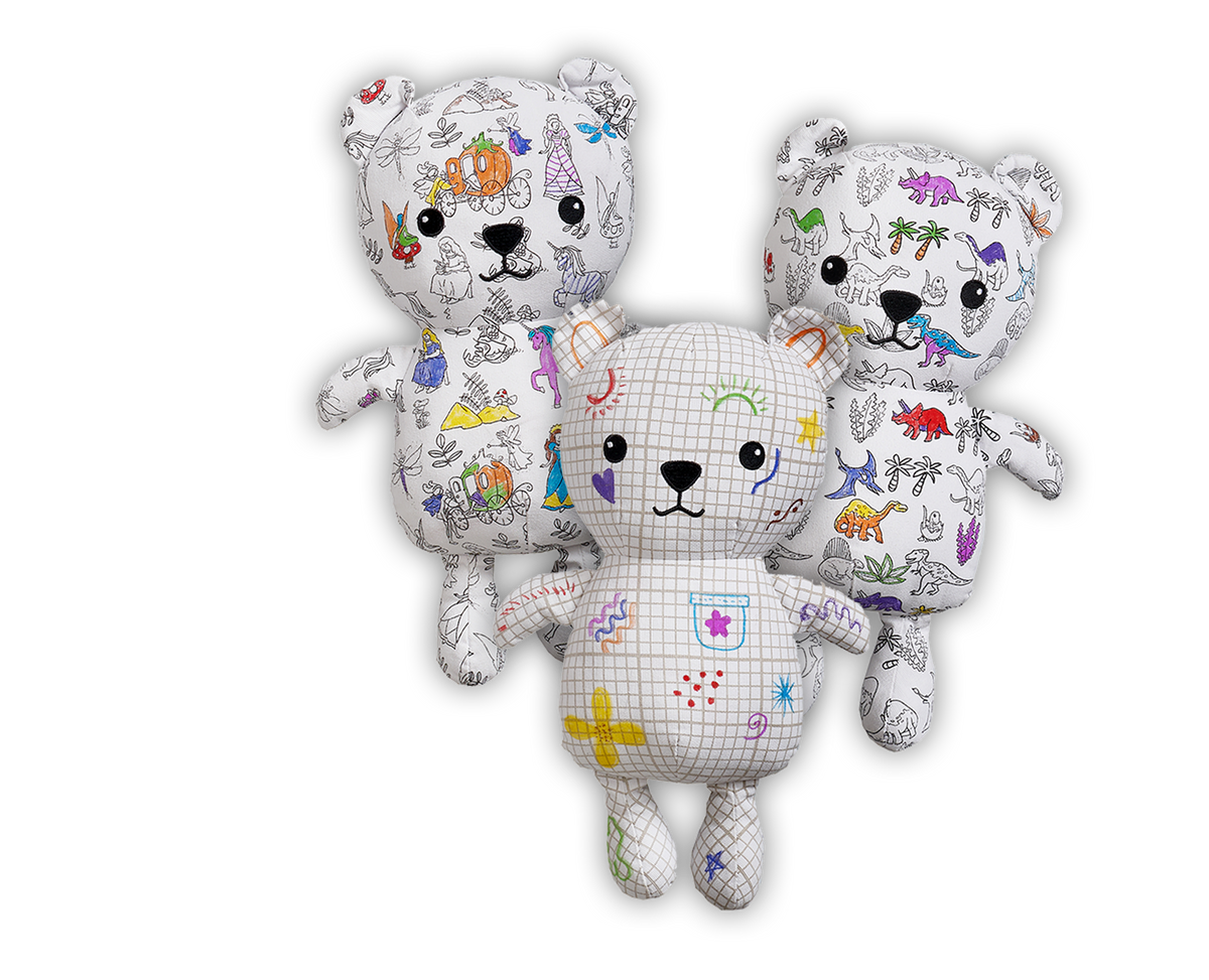 colour-in Artie Bears