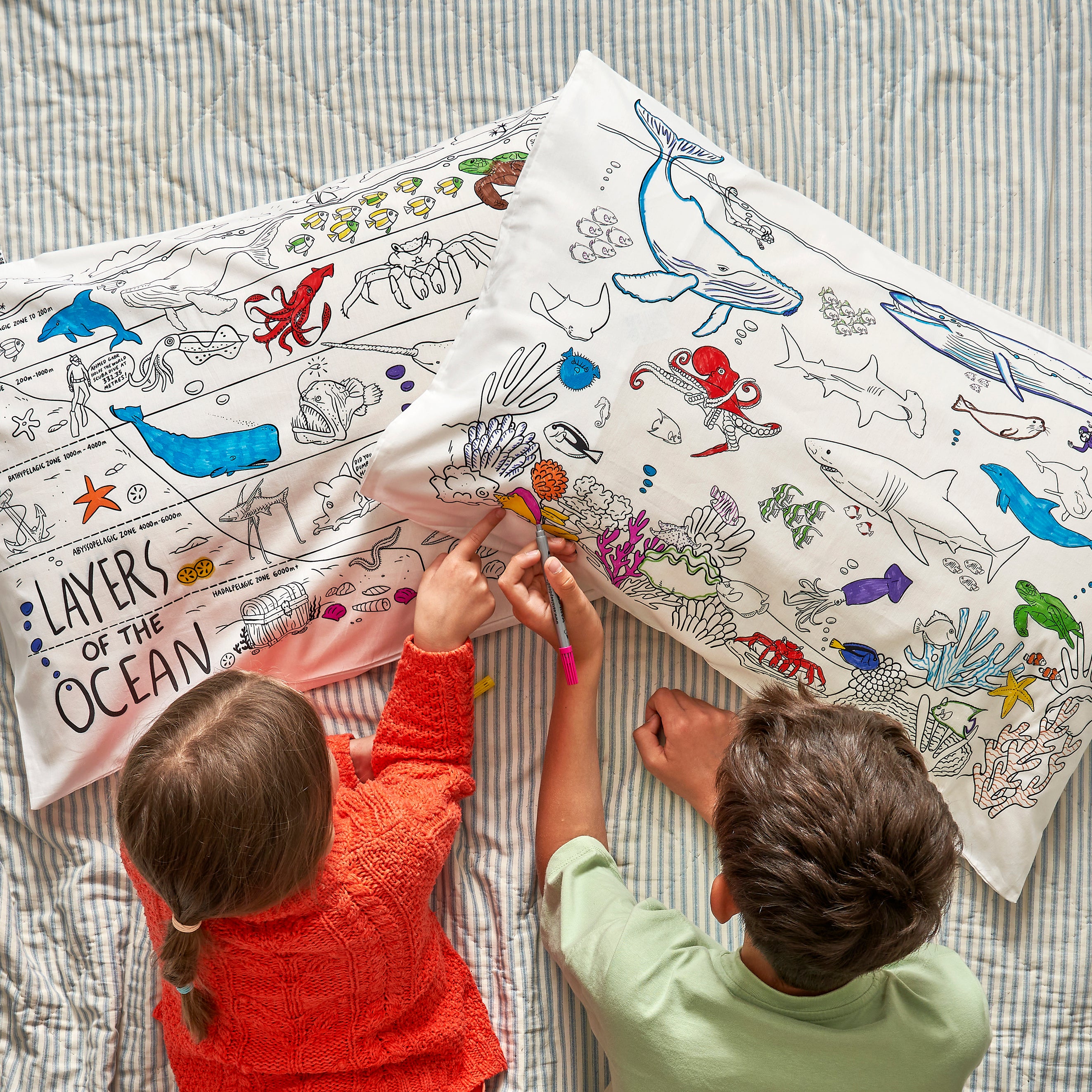 Under the sea colouring gifts for children age 8