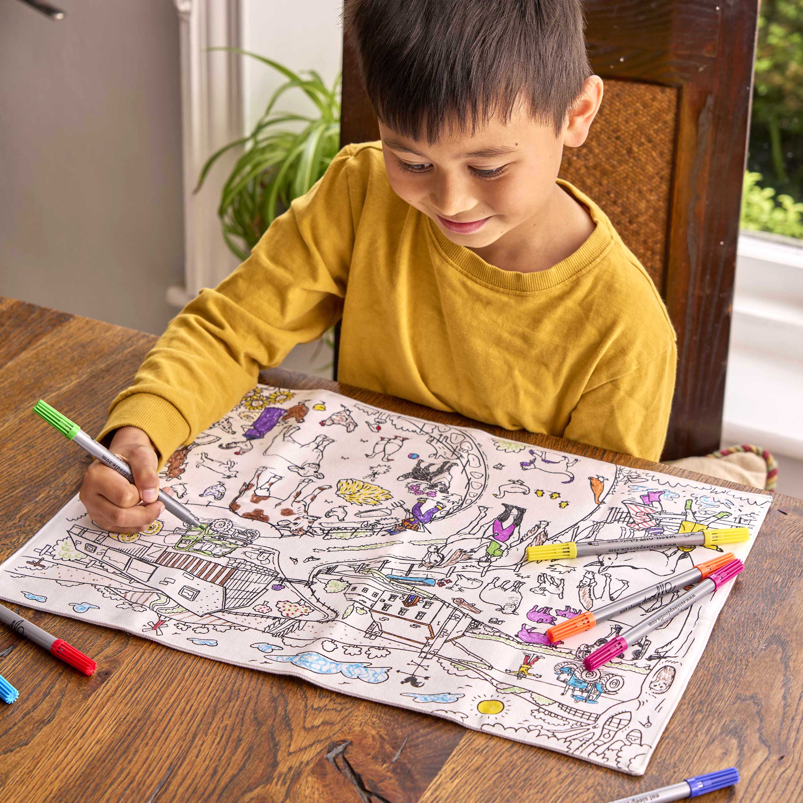 farmyard placemat to go