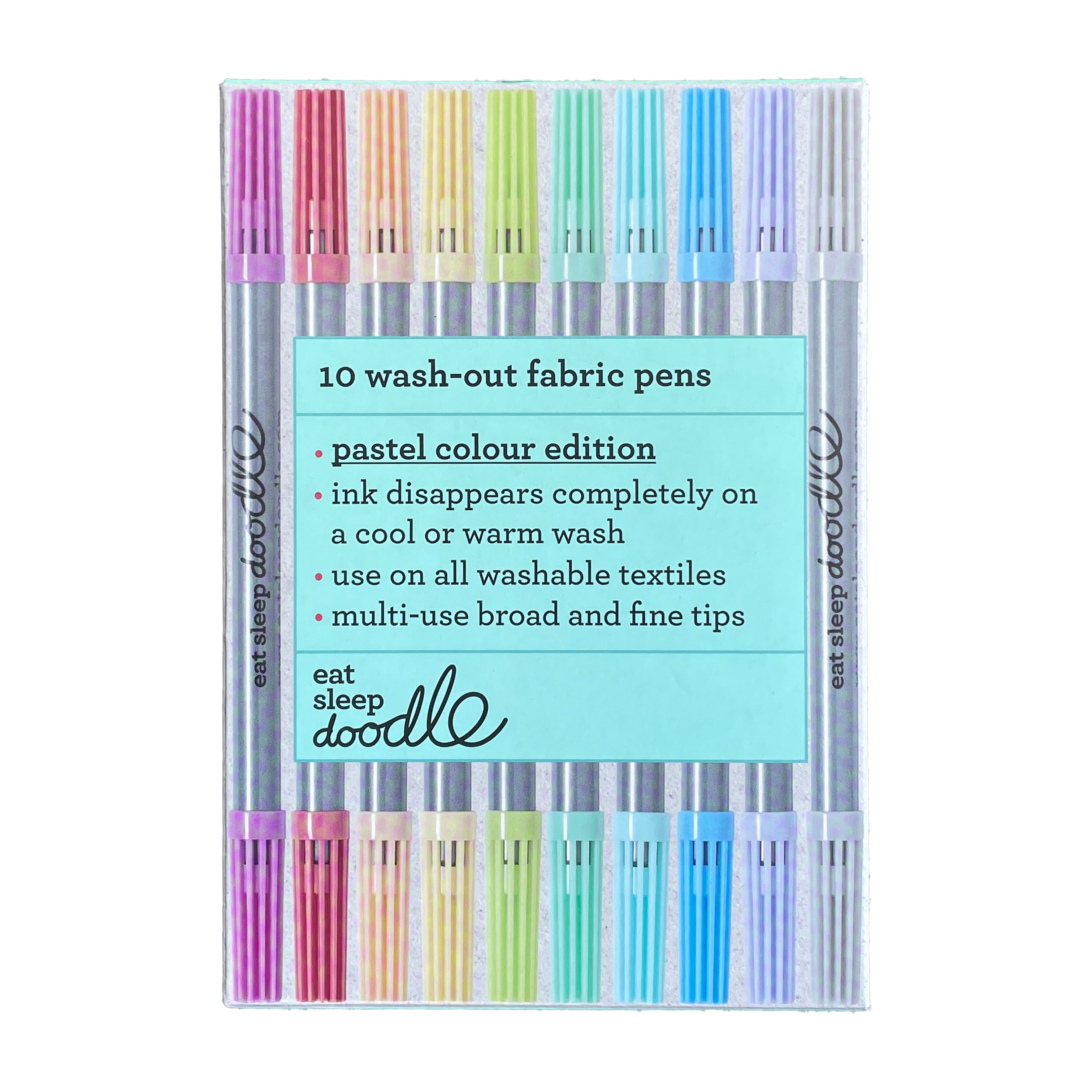 Set de rotuladores Doodle que se borran con agua: edición pastel