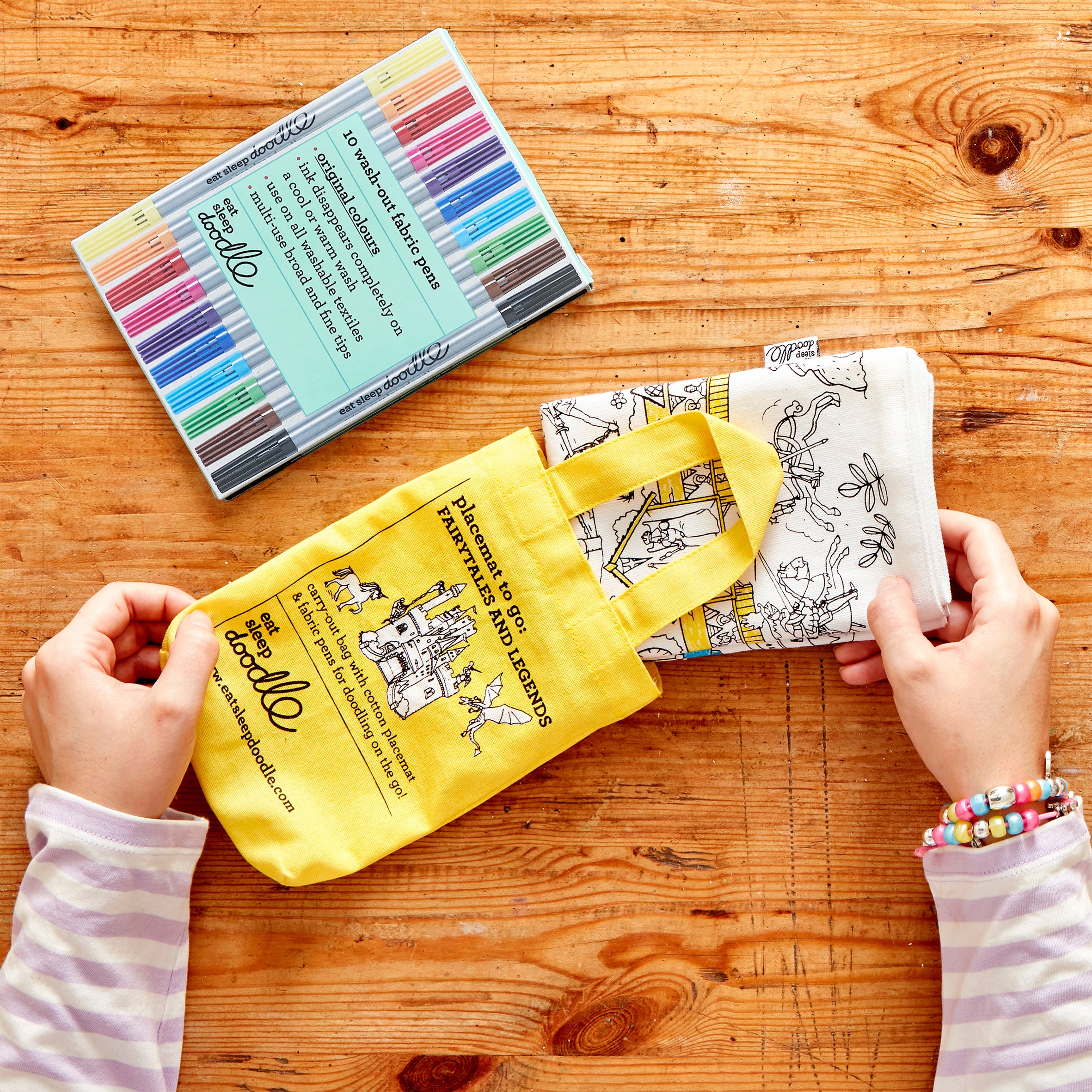 Set de table à emporter contes de fées et légendes