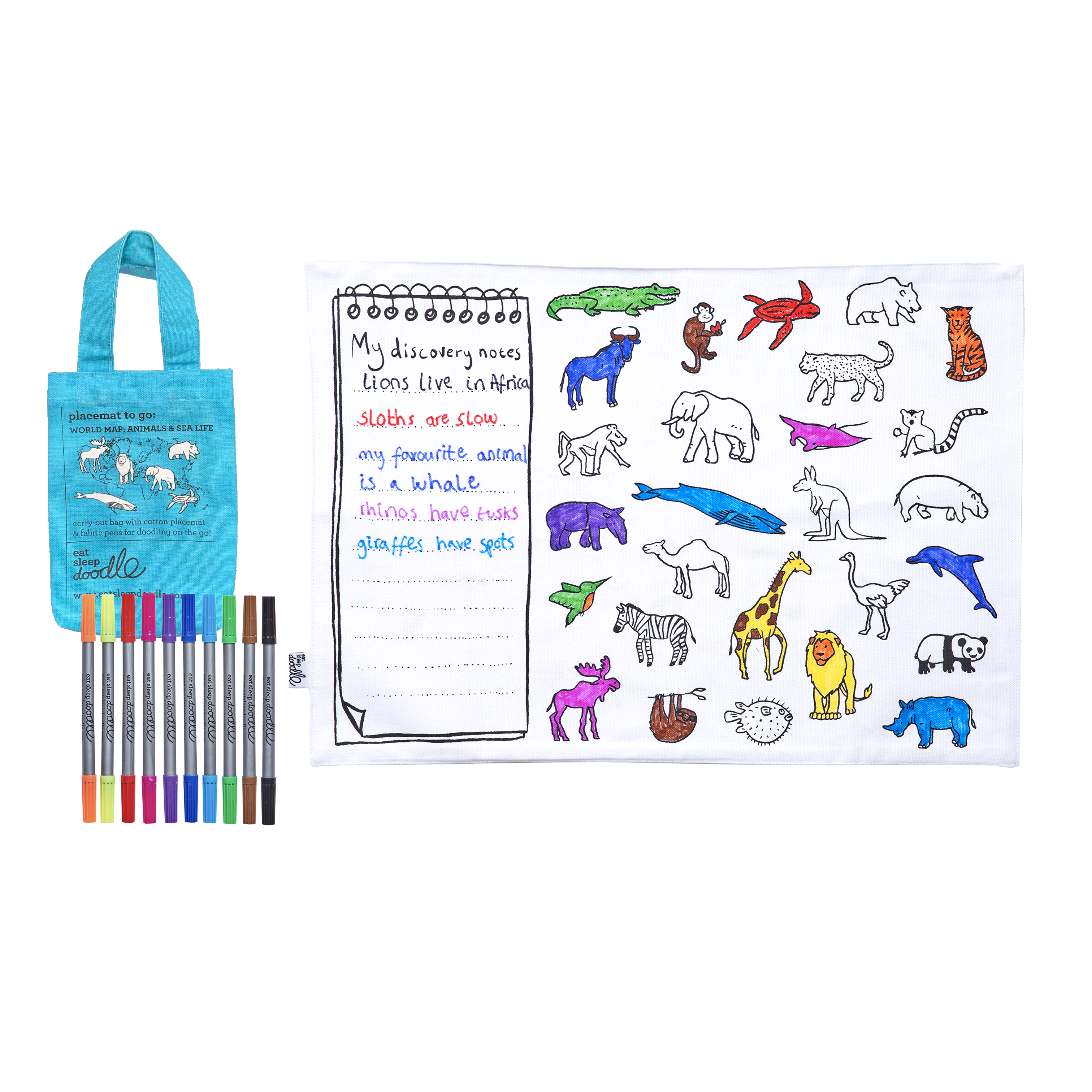 kids placemat Fun activity kits for kids Christmas gifts for kids