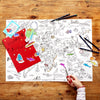 map themed craft activity