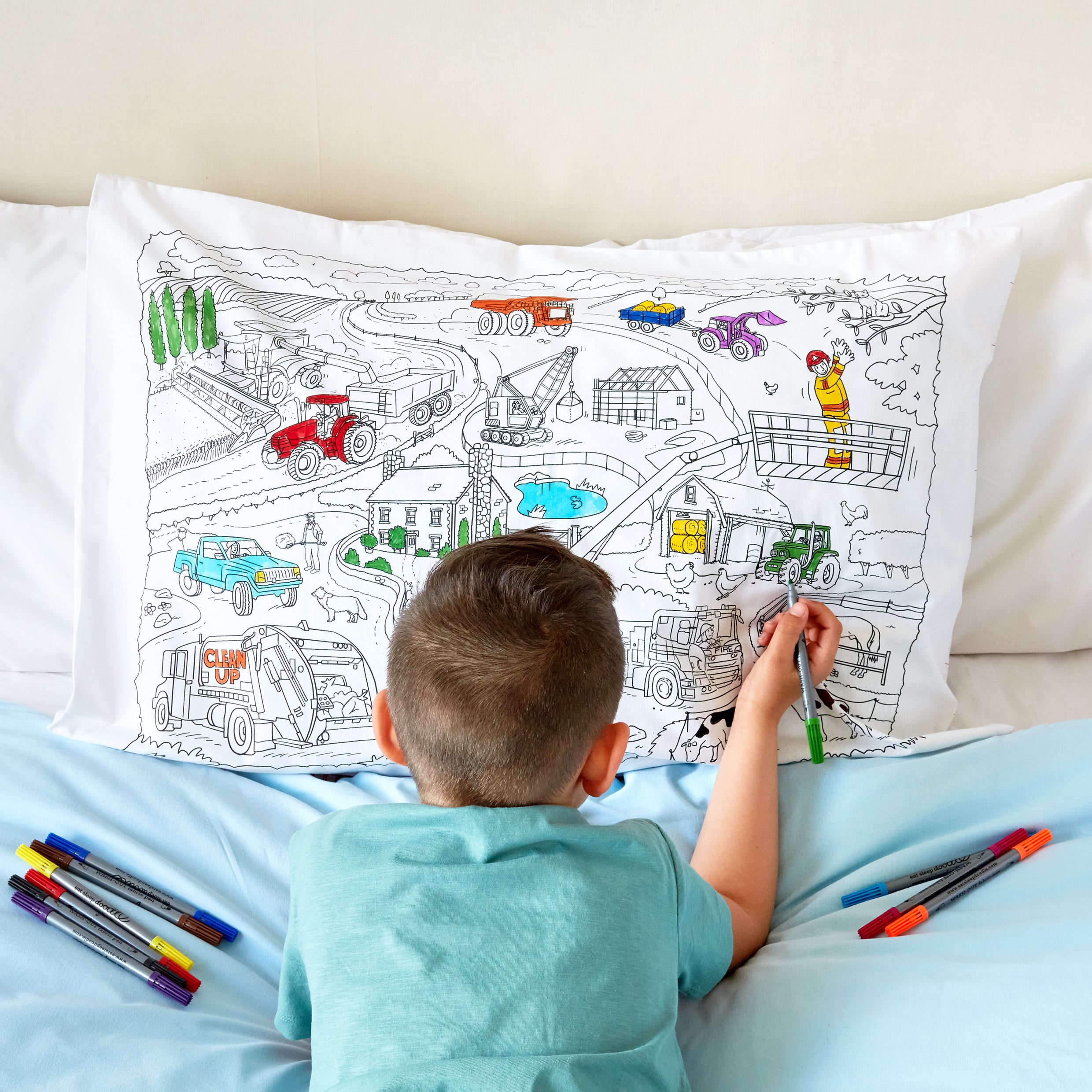 farm pillow covers unique christmas gift for little boys