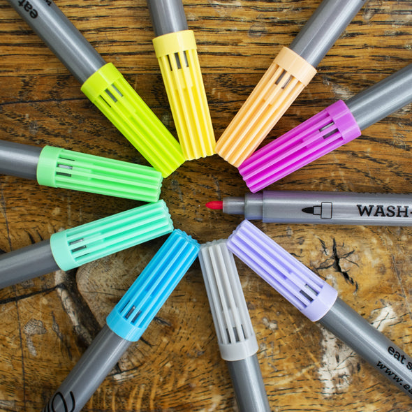 washable felt tip markers
